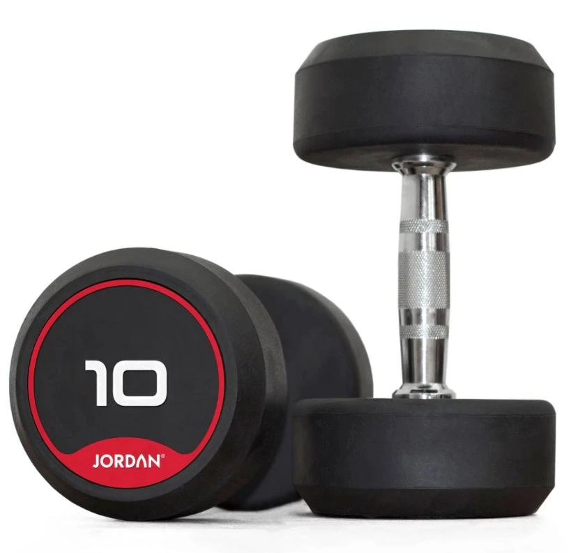 Jordan Classic Rubber Dumbbell Set 1-10kg