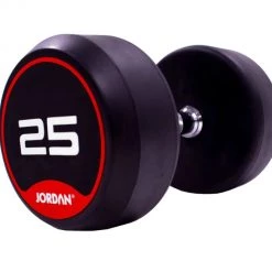 Jordan Classic Rubber Dumbbell Set 2.5-25kg