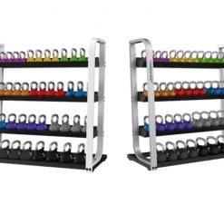 Life Fitness Studio Kettlebell Set & Rack