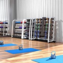 Life Fitness Studio Kettlebell Set & Rack