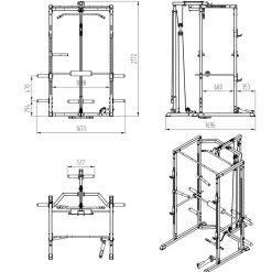 Primal Strength V3 Home Rack With Lat Pull & Row