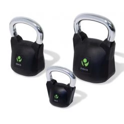 Physical Company PU Kettlebell Set With Rack