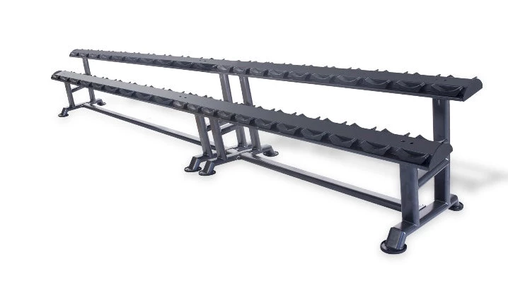 Strength Physical Company PU Dumbbell Sets With Saddle Racks