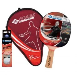 Fitness Mad Leisure Donic-Schildkroet Persson 600 Table Tennis Paddle & Balls Gift Set