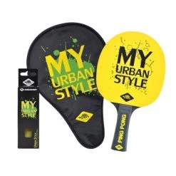 Fitness Mad Donic-Schildkroet My Urban Style Table Tennis Paddle & Balls Gift Set Leisure