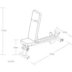 Primal Strength Commercial Folding FID V2 Bench