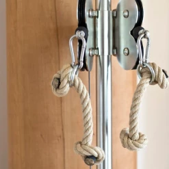 WaterRower NOHrD Slim Beam Single Weight Stack Cable Pulley Machine - Oak Wood