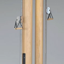 WaterRower NOHrD Slim Beam Single Weight Stack Cable Pulley Machine - Oak Wood