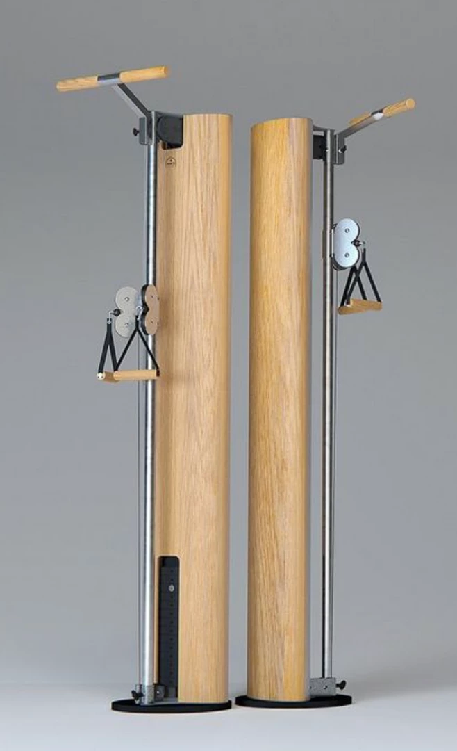 Strength WaterRower NOHrD Slim Beam Single Weight Stack Cable Pulley Machine - White