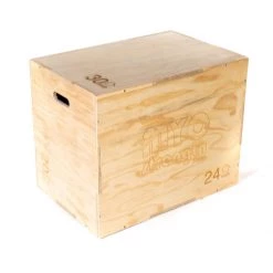MYO Strength Plyometric Box - Wooden (3 Height 20"/24"/30") Functional Training