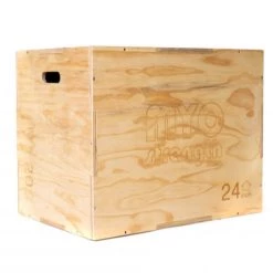 MYO Strength Plyometric Box - Wooden (3 Height 20"/24"/30") Functional Training