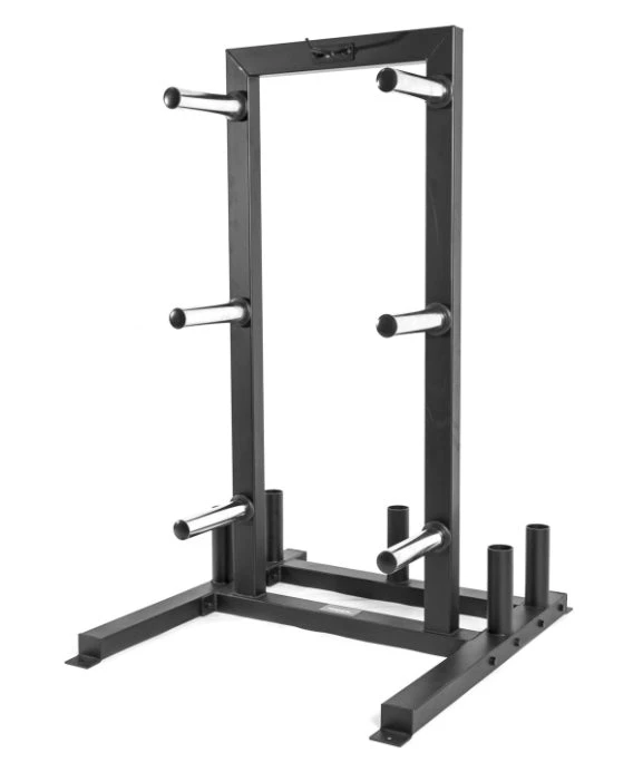 Storage Primal Strength Stealth Commercial Fitness Olympic Disc & Barbell Rack (Matte Nero)