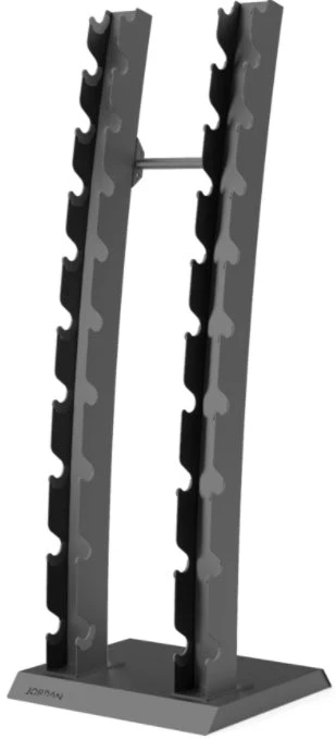 Jordan Classic Rubber Dumbbell Set 2-20kg With Rack