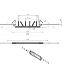 Olympic Bars Primal Strength Alpha Commercial Swiss Olympic Bar