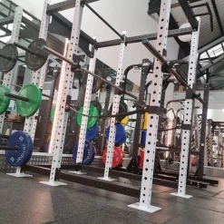 Swiss Barbell Power Rack With Plate Storage Strength