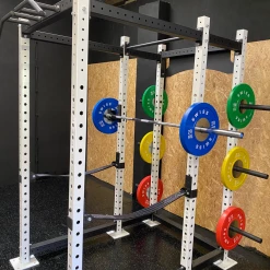 Swiss Barbell Power Rack With Plate Storage Strength