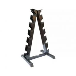 GymGear A Frame Hex Dumbbell Rack Rubber Hex Dumbbells