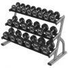 Life Fitness Axiom Series Three Tier Dumbbell Rack Dumbbell Racks