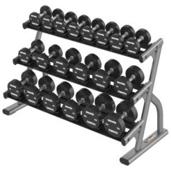 Life Fitness Axiom Series Three Tier Dumbbell Rack Dumbbell Racks