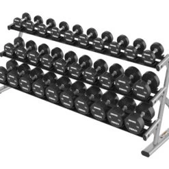 Life Fitness Axiom Series Three Tier Dumbbell Rack Dumbbell Racks