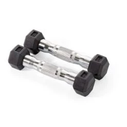York Fitness Rubber Hex Dumbbells