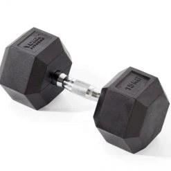 York Fitness Rubber Hex Dumbbells