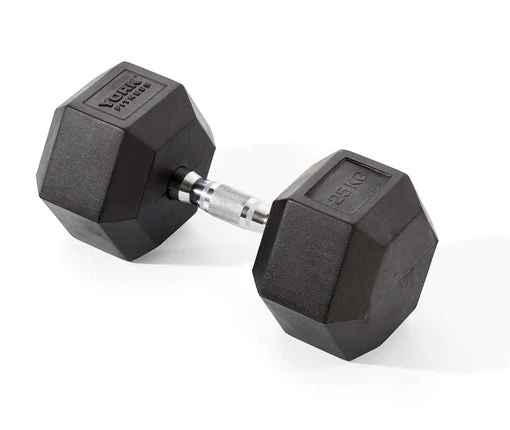 York Fitness Rubber Hex Dumbbells