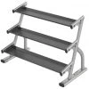 Life Fitness Axiom Series 3 Tier Accessory Rack - Platinum Frame