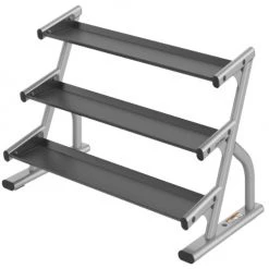 Life Fitness Axiom Series 3 Tier Accessory Rack - Platinum Frame