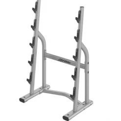 Life Fitness Storage Axiom Series Barbell Rack - Platinum Frame