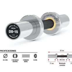 Vega Olympic Dumbbell Handles – Pair