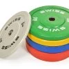 Swiss Barbell Olympic Coloured Rubber Bumper Disc Set - 150kg Strength