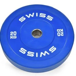 Swiss Barbell Olympic Coloured Rubber Bumper Disc Set - 150kg Strength