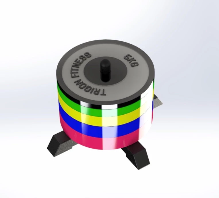 Trigon Fitness Trigon Vertical Bumper Plate Holder