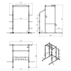 Primal Strength Home Series Modular Full Power Rack