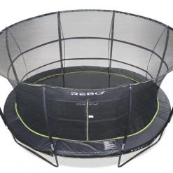 Rebo Summit Oval 8ft X 12ft Trampoline And Safety Enclosure - Summit 1200 Leisure
