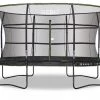 Leisure Rebo Summit Oval 10ft X 14ft Trampoline And Safety Enclosure - Summit 1400