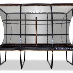 Rebo Altitude Rectangle 10ft X 14ft Trampoline And Safety Enclosure - Altitude 1400