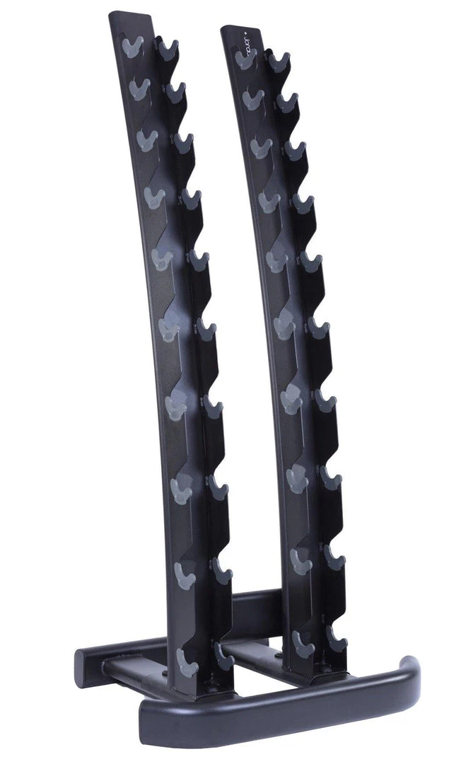 Jordan Classic Rubber Dumbbell Set 2-20kg With Rack