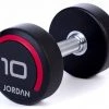 Urethane Dumbbells Jordan Premium Urethane Dumbbell Set 2.5-50kg With Racks