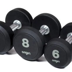 Strength Origin RD2 Rubber Dumbbells (up To 70kg)