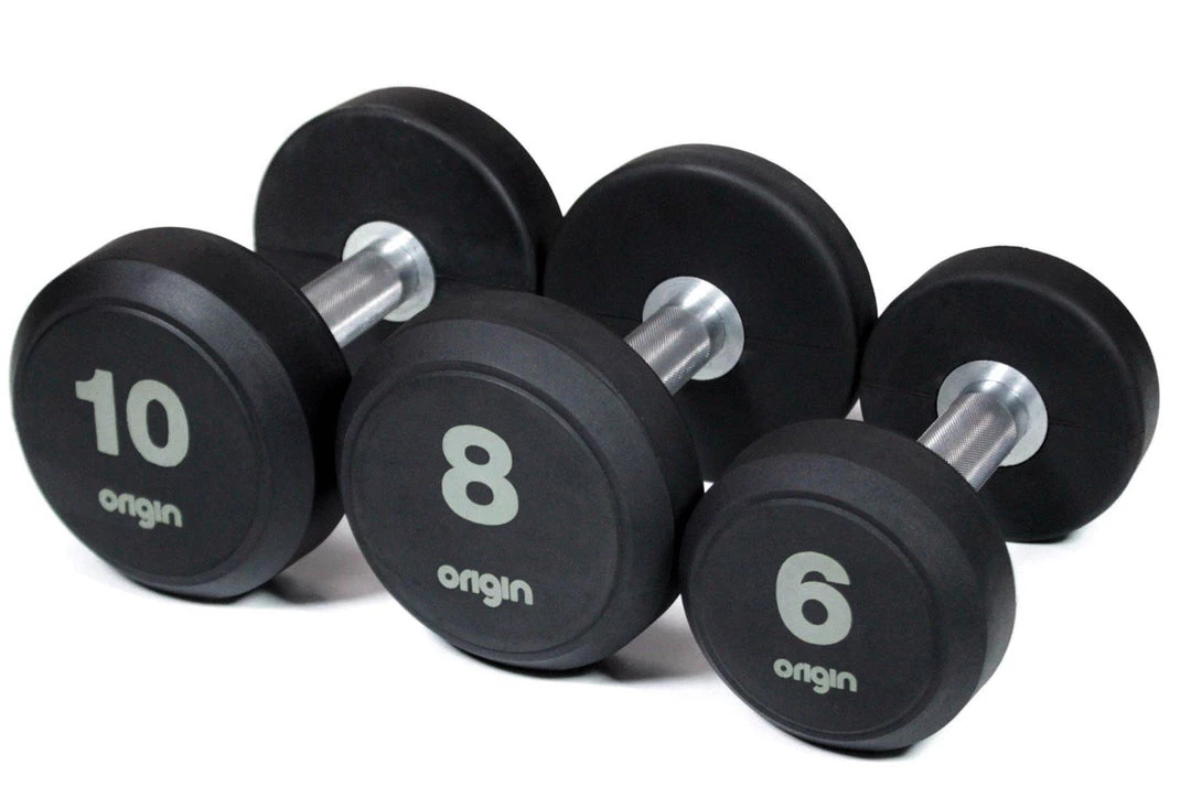 Strength Origin RD2 Rubber Dumbbells (up To 70kg)