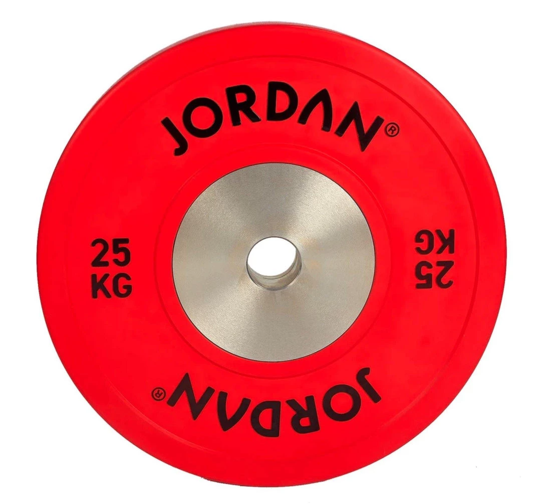 Jordan Calibrated Colour Rubber Competition Plates - 140kg Set