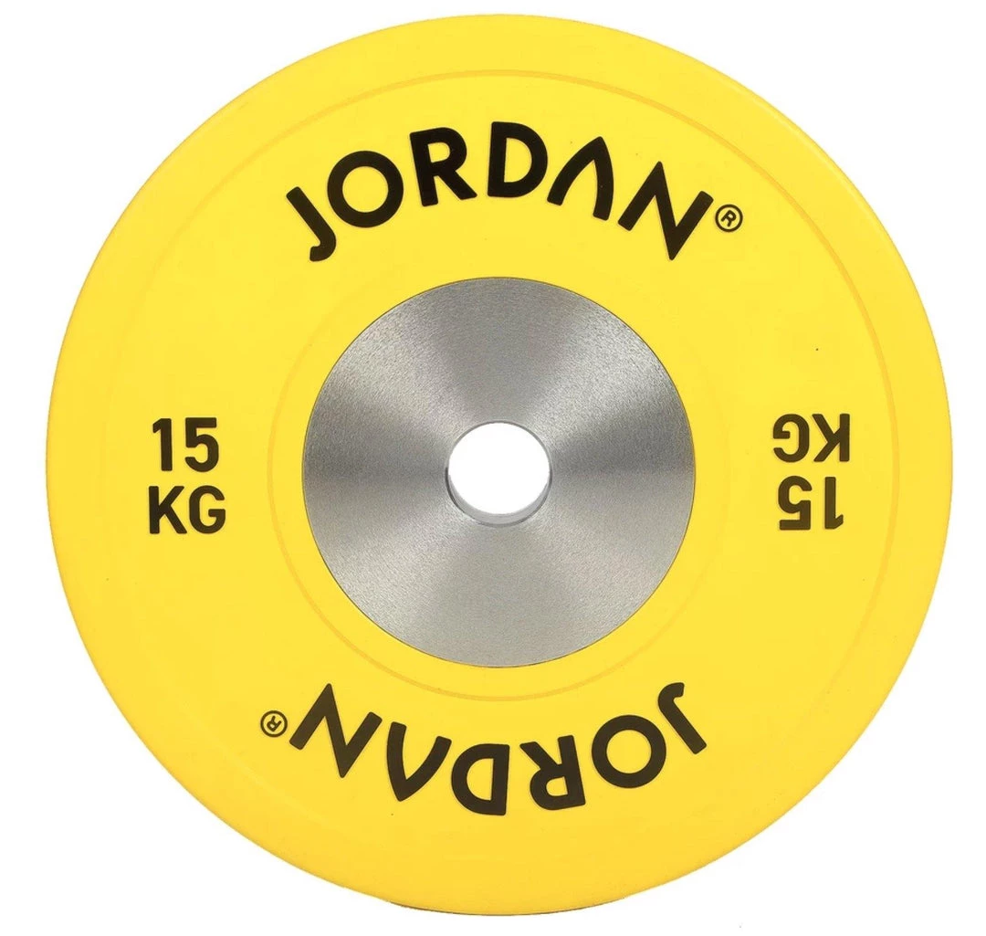 Jordan Calibrated Colour Rubber Competition Plates - 140kg Set