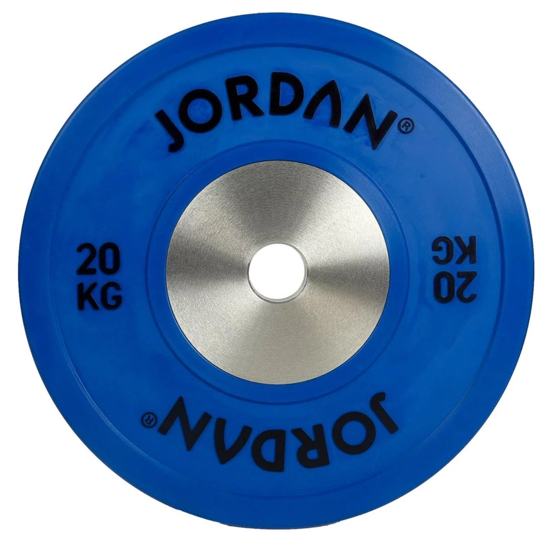 Jordan Calibrated Colour Rubber Competition Plates - 140kg Set