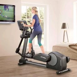 Cardio Life Fitness Club Series+ Elliptical Cross Trainer DX Console - Titanium