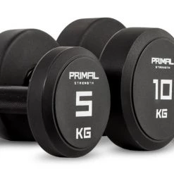 Primal Strength Urethane Dumbbell Set 2.5-25kg (10 Pairs)