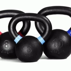 Origin Cast Iron Kettlebell Set Including Rack (up To 28kg)