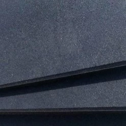 Cannons Flatline Black Rubber Gym Flooring 1m X 1m 20mm