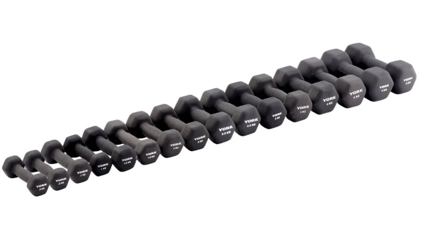 York Fitness Strength York Neo Hex Dumbbells Club Pack - (44 Pairs)